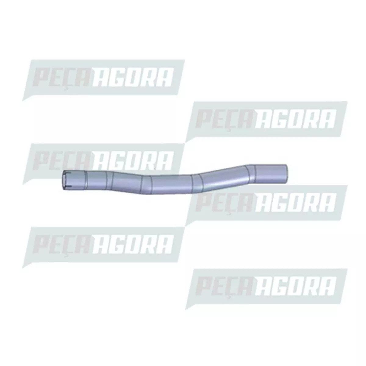 TUBO ESCAPAMENTO INTERMEDIARIO 4'' MBB 1935 1941 2635  ATE 1995 (3884927301)