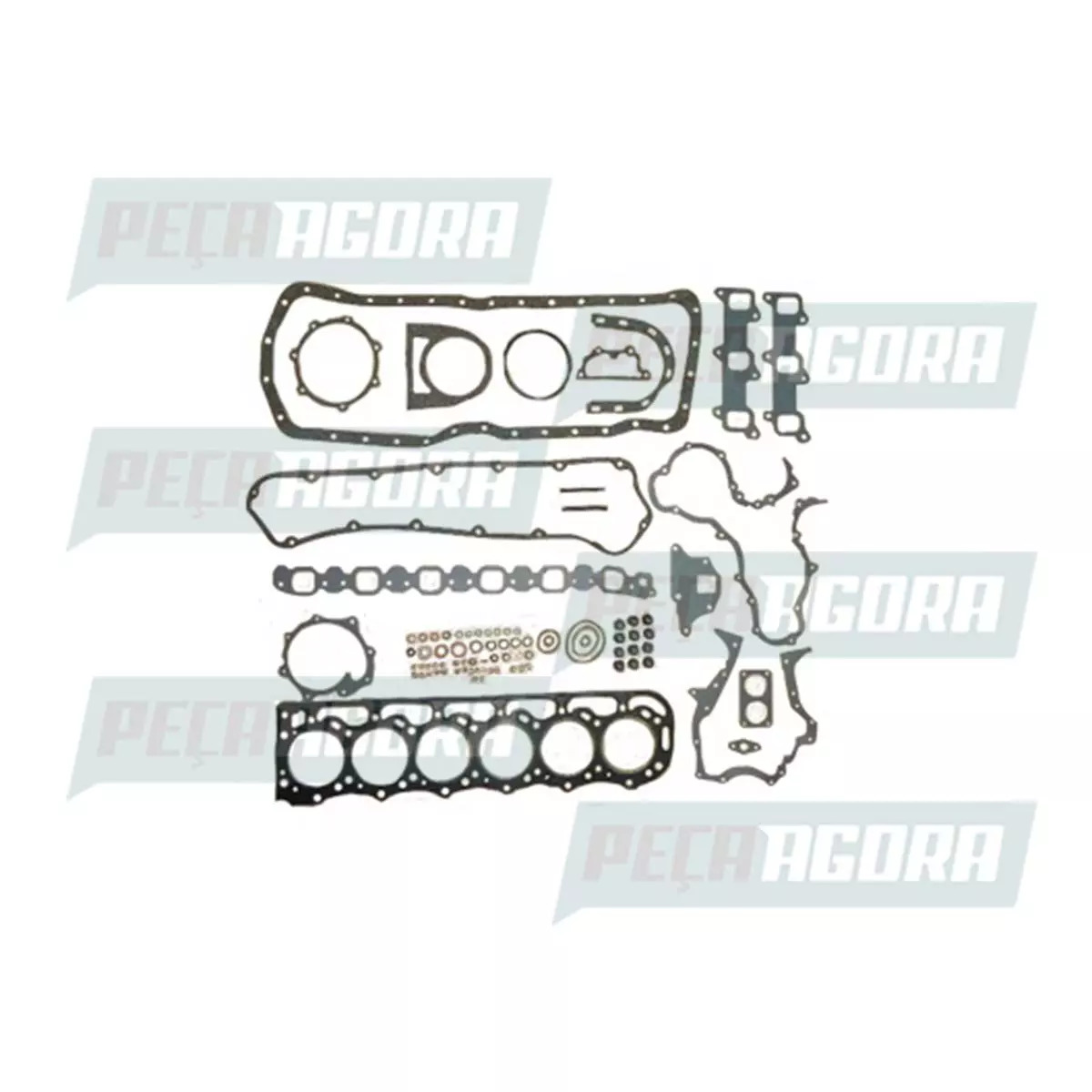 JOGO JUNTA MOTOR FORD FI COM CABECOTE SEM RETENTOR CARGO MOTOR FNH F1 ANO 85/86 