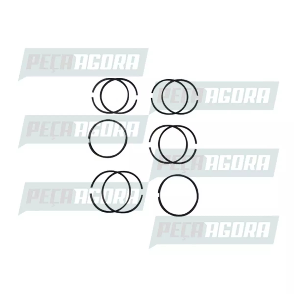 JG DE ANEIS STD COMPRESSOR VARGA 2 CIL. VW 11130-12140-13130-14140 / DODGE D900 