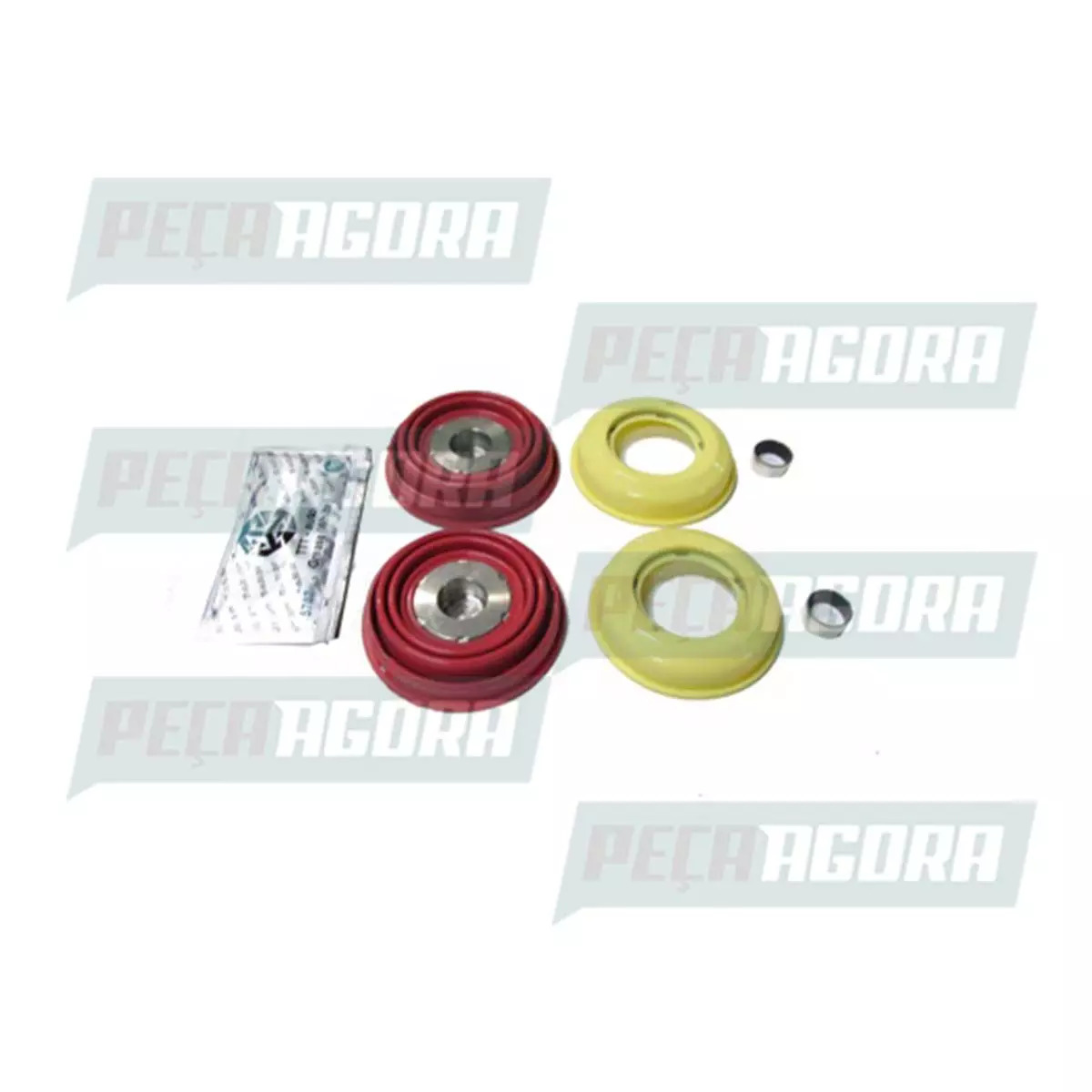 REPARO SAPATA COM FOLE FREIO KNORR MBB 1938S OM500 1944S LS1622 ACCELO 915C (420