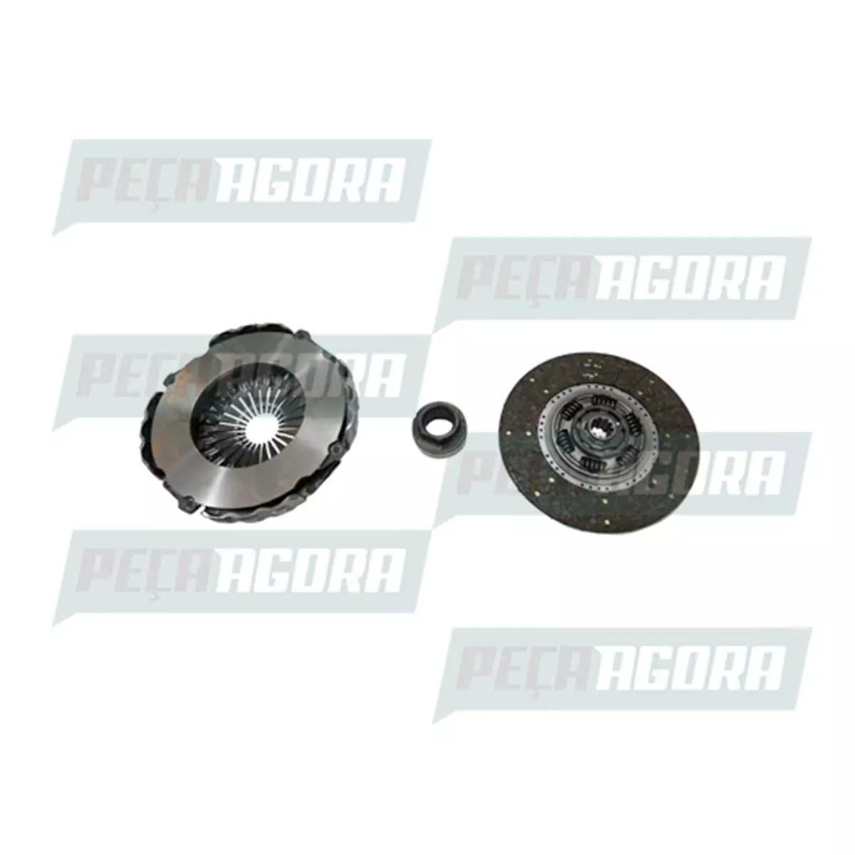 KIT EMBREAGEM VW 17.250E 24.250E 31.280 ZF 16S1625 KIT EMBREAGEM (PESADO) COM MO