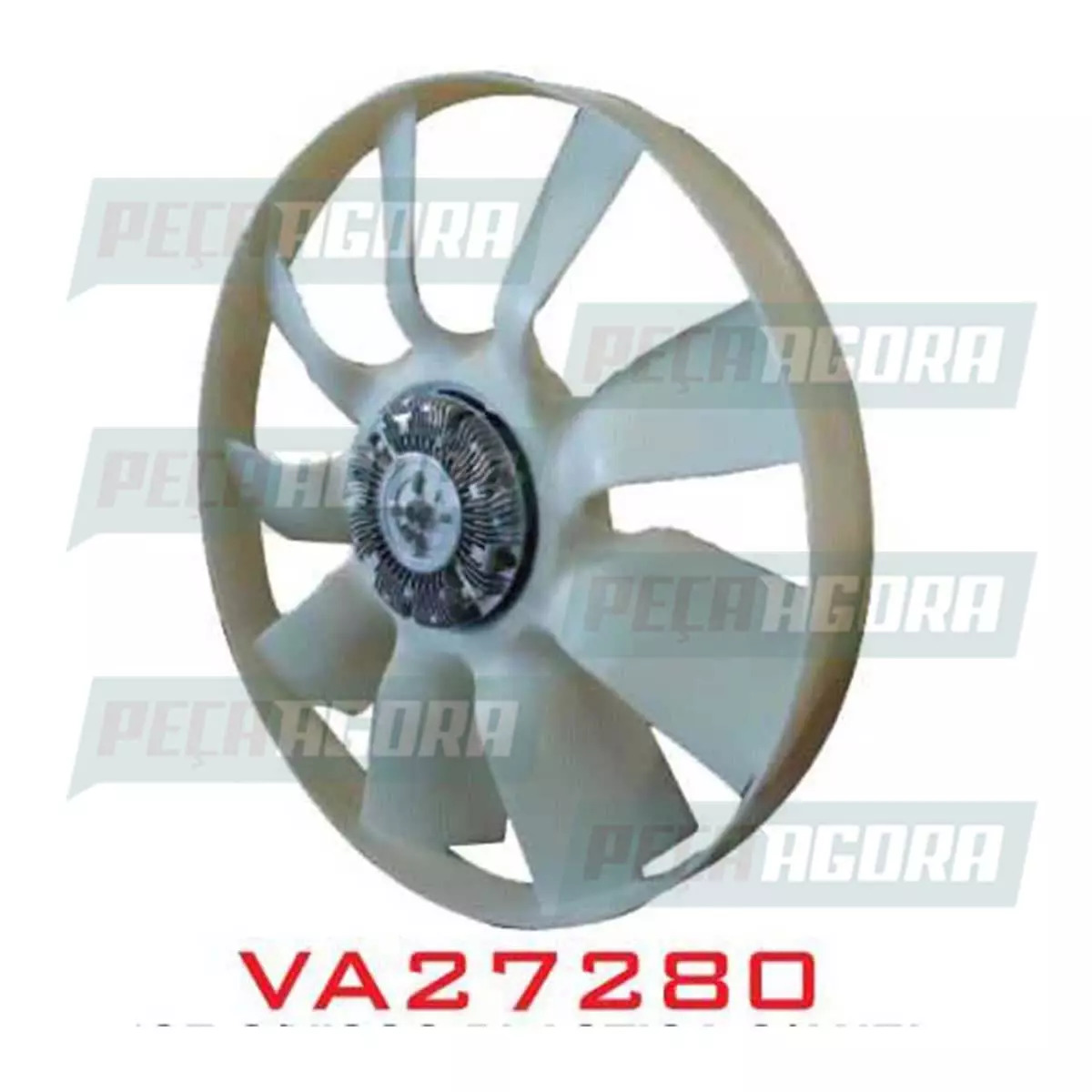 HELICE C/VISCO PLASTICA C/ANEL 9 PAS VOLKS WORKER 26220 Euro III CUMMINS, 26260E