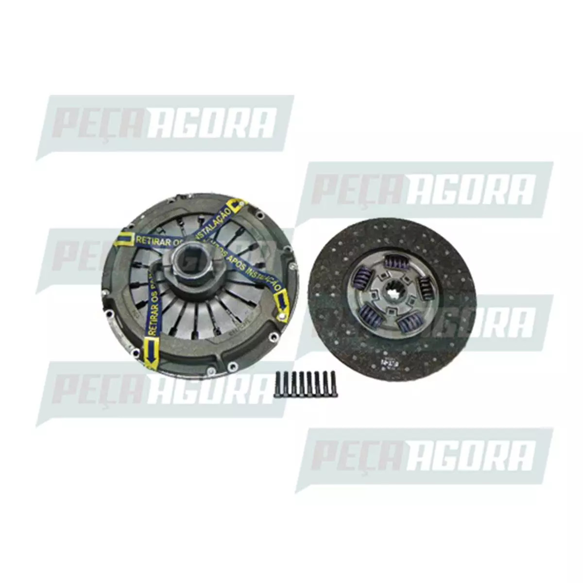 KIT EMBREAGEM 395MM NOVO CARGO **TUBO GUIA** KIT EMBREAGEM (PESADO) COM MORINGA 