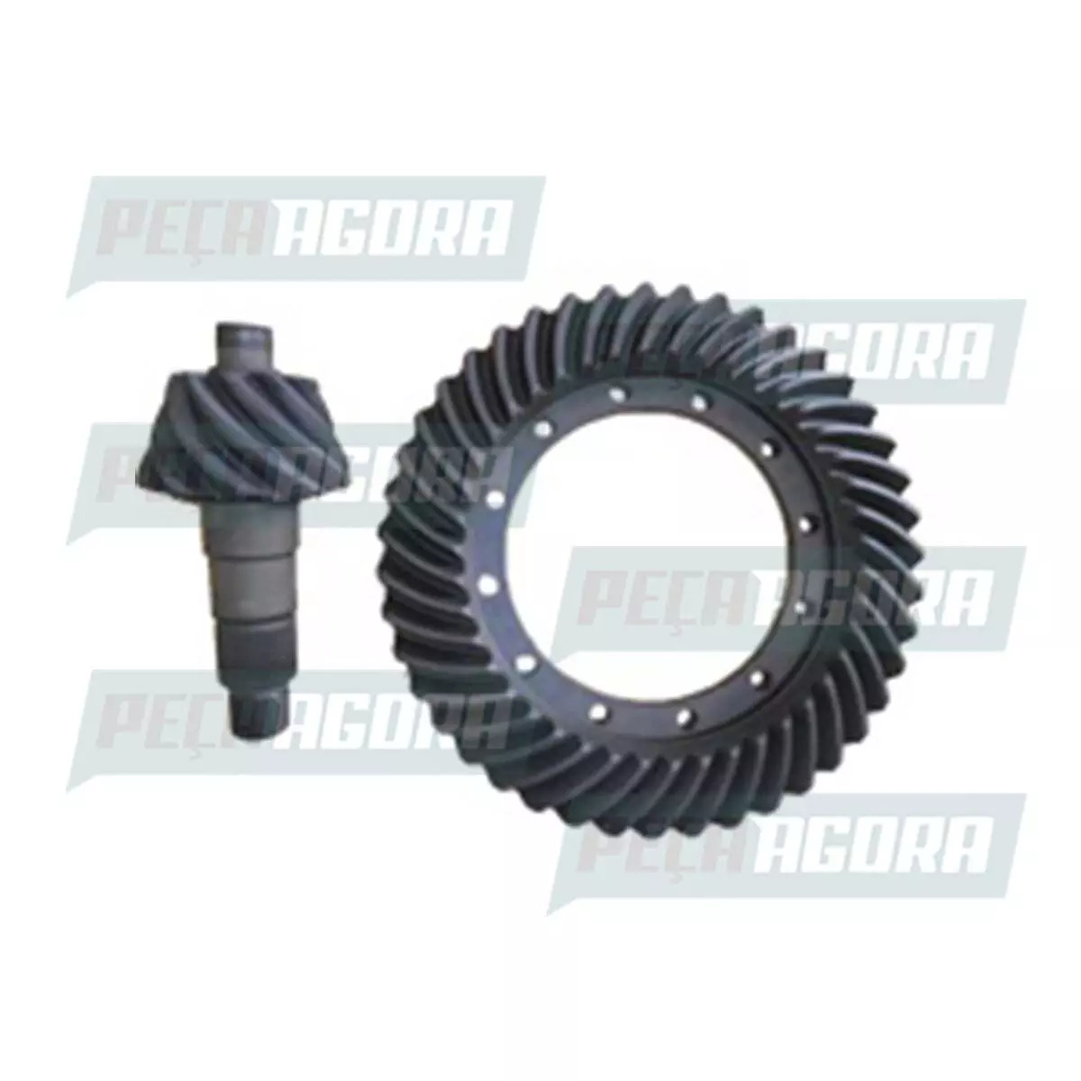 COROA E PINHAO 43X10 U180  RAT 6,14 PARA IVECO EUROTECH 450E 37T 96/...... (7149