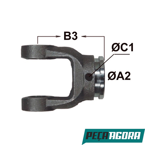 TERMINAL JUNTA BASCULANTE TERMINAL CURTO ACO (TA617)