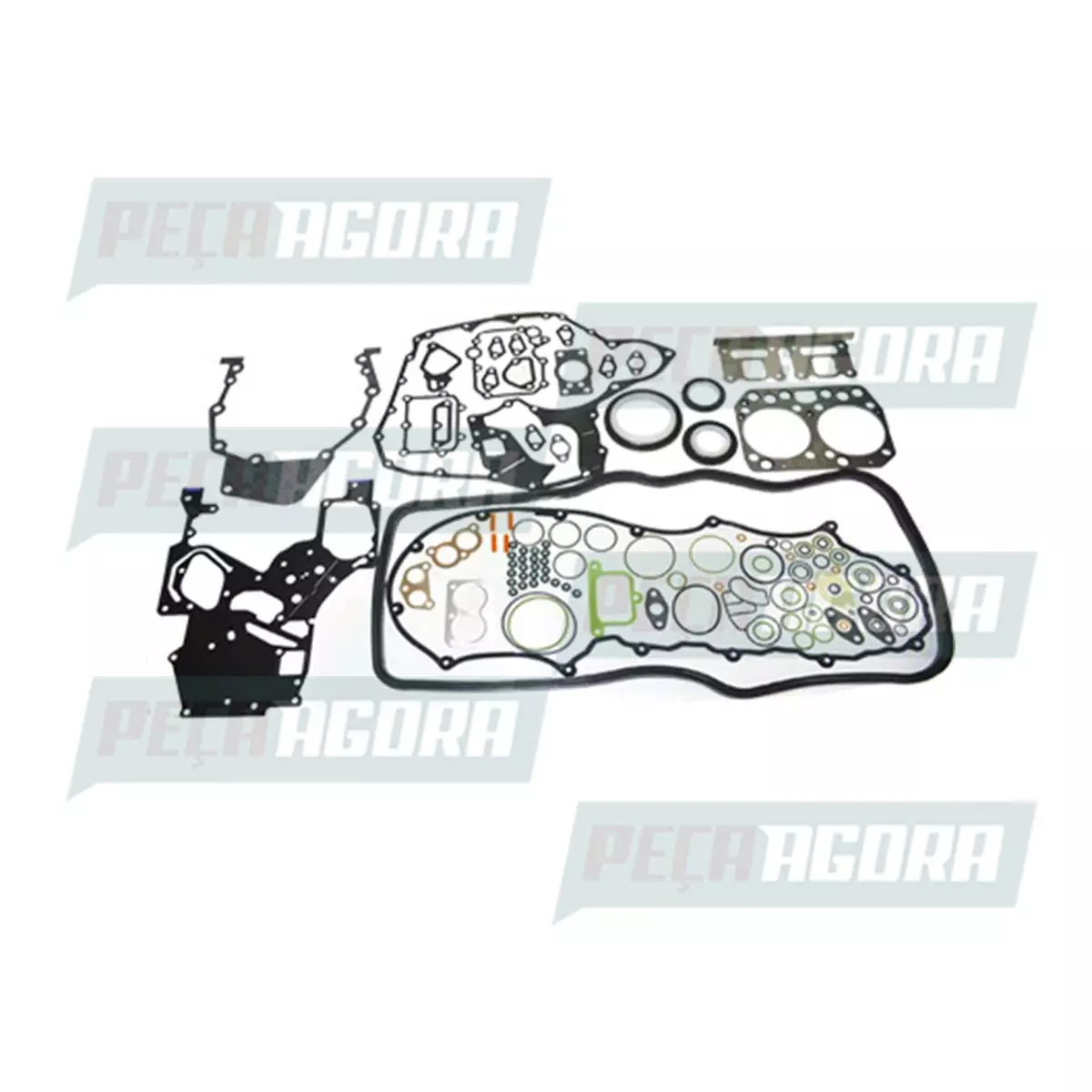 JOGO JUNTA COMPLETO MOTOR  COM RETENTOR D08 VW 17.280 24.280 26.280 31.280  CONS