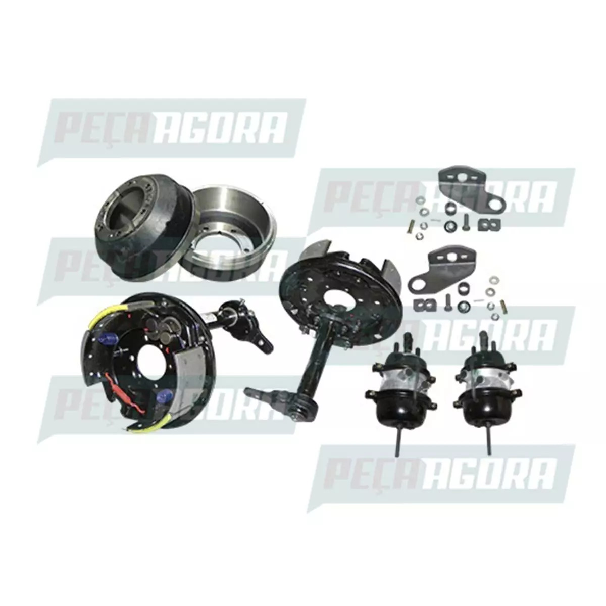 CONJUNTO FREIO TRASEIRO ADAPTACAO ADAPTACAO PARA MBB 608  FREIO HIDRAULICO PARA 