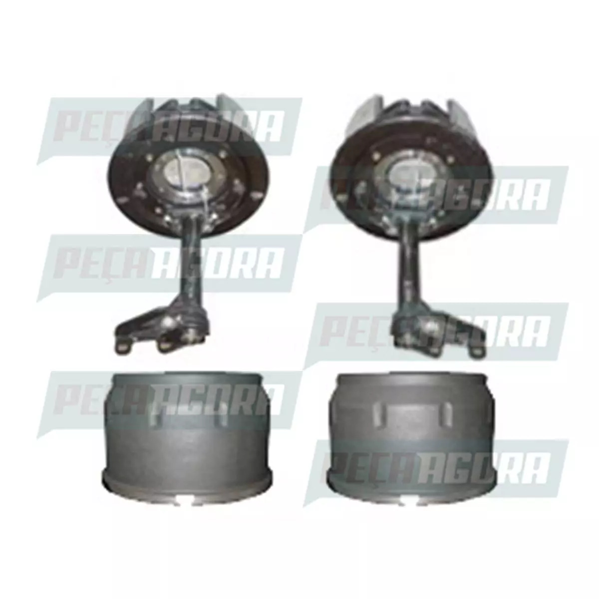 CONJUNTO DE FREIO ADAPTACAO COM TAMBOR 2 LADOS MBB 1938 APLICADO EM VEICULOS SEM