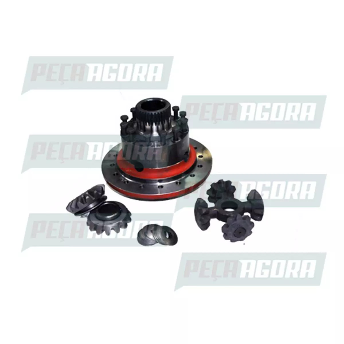 CAIXA SATELITE COMPLETA U180 185   RAT 3,91 A 4,56 COM ESTRI VW 19370 25370 CONS