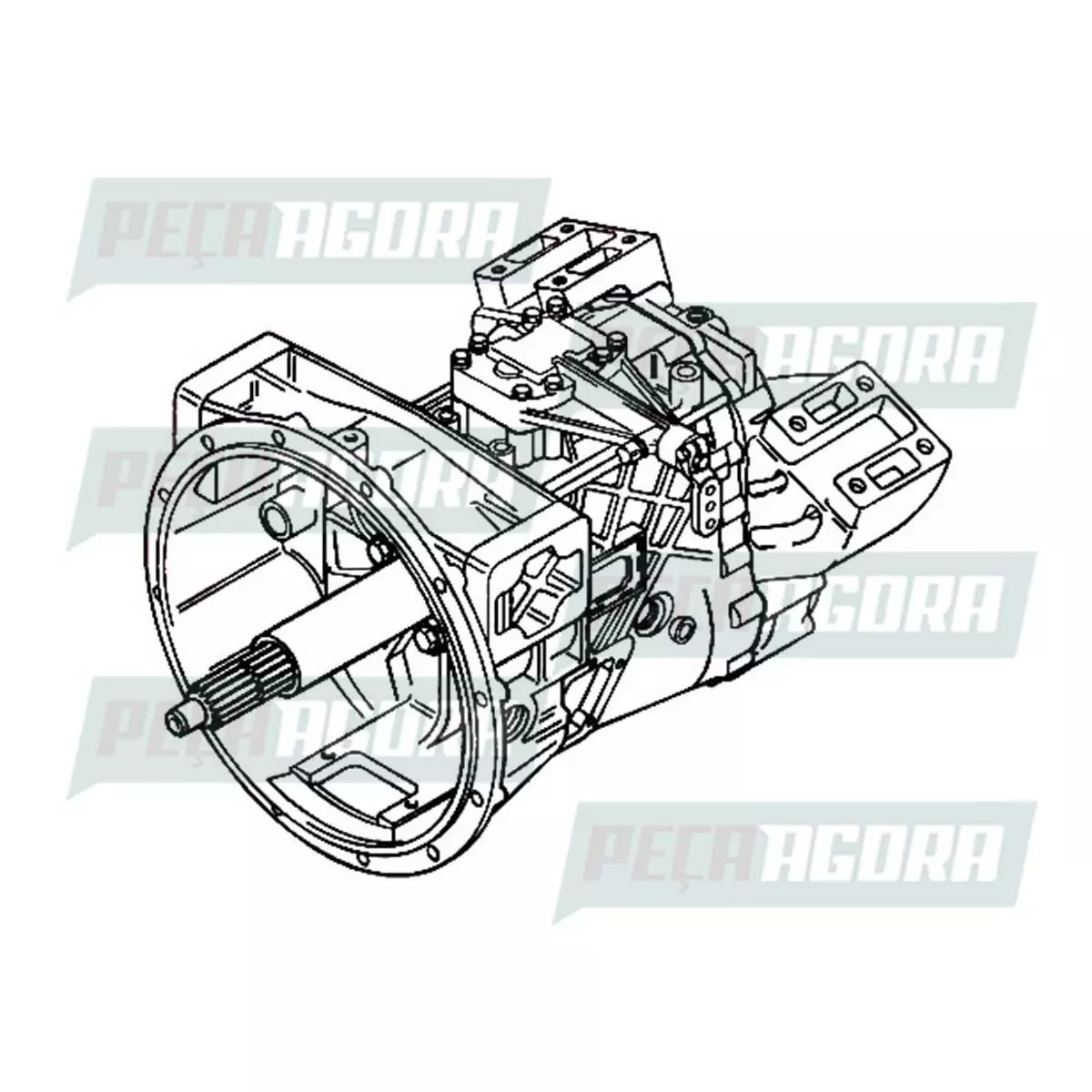 TRANSMISAO   FSO4405A   MMB 710 712     PILOTO SOB TUBO GUIA MBB 710 712 812  AN
