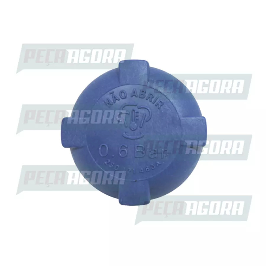 TAMPA RADIADOR AZUL  COM VALVULA (RESERVATORIO D'AGUA) FORD VOLKSWAGEN          