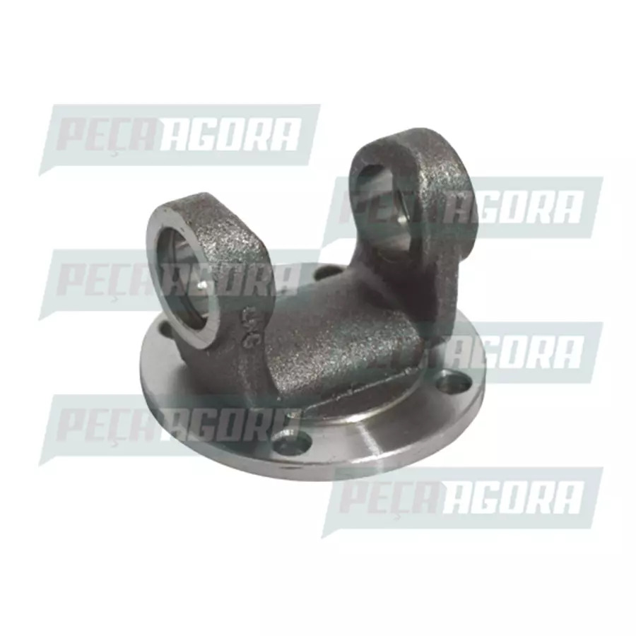 FLANGE CARDAN (DE ORELHA) 4 FUROS DISCO 84,00MM (CZ-101/ 5-13400X)  ACO APLIC. D