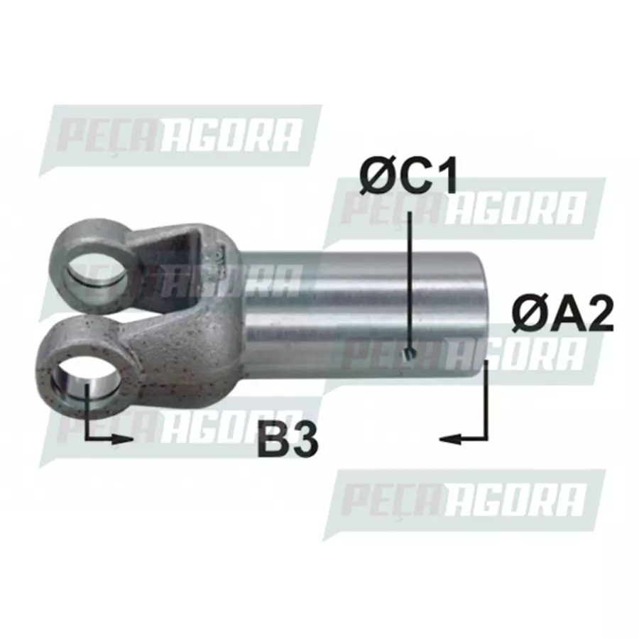 TERMINAL JUNTA BASCULANTE TERMINAL LONGO (APLIC. CZ-204) ACO APLIC. DIVERSAS    