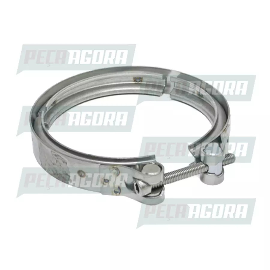 ABRACADEIRA ESCAPAMENTO SAIDA CATALIZADOR - 146 MM PARA SCANIA            (18638