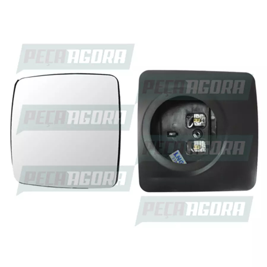 ESPELHO RETROVISOR AUXILIAR  COM DESEMBASADOR ESQ/ DIR. VOLVO            (823568