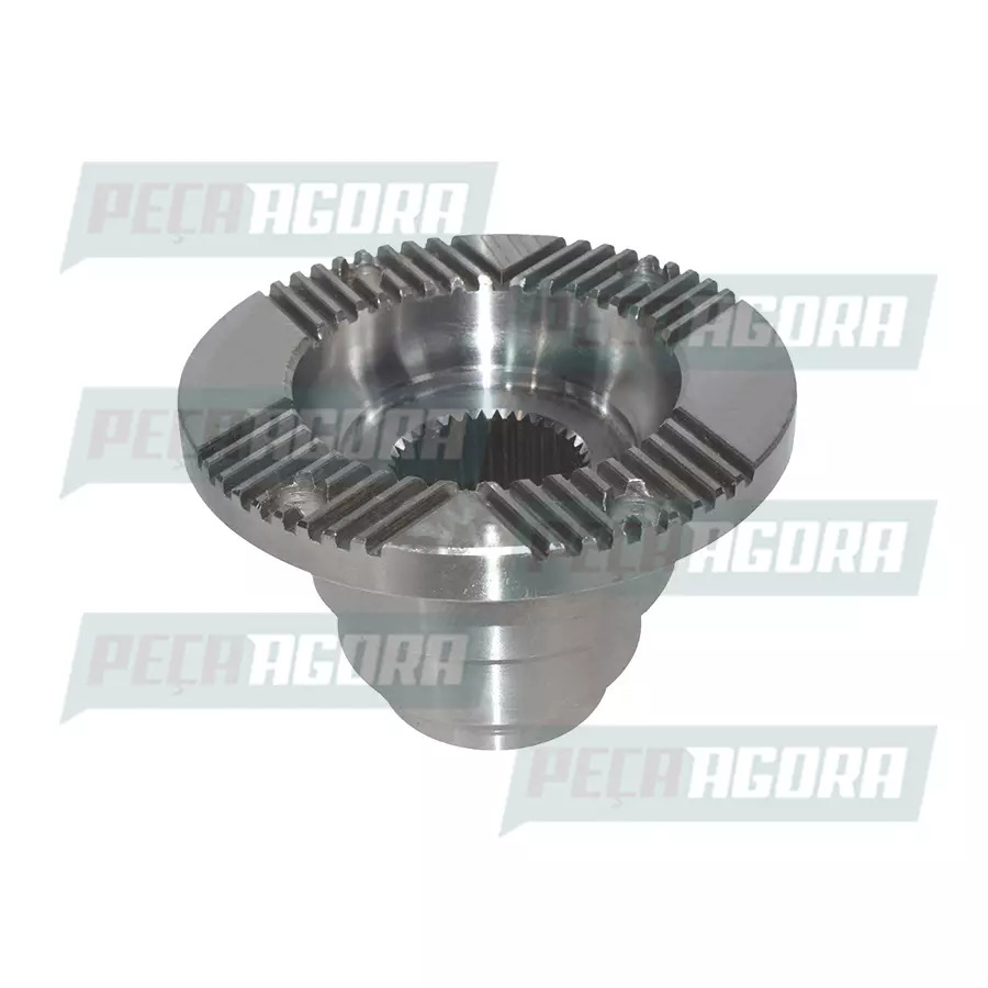 FLANGE CARDAN (CENTRAL) 4 FUROS 38 ESTRIAS (DISCO 150 MM) ACO MERCEDES          