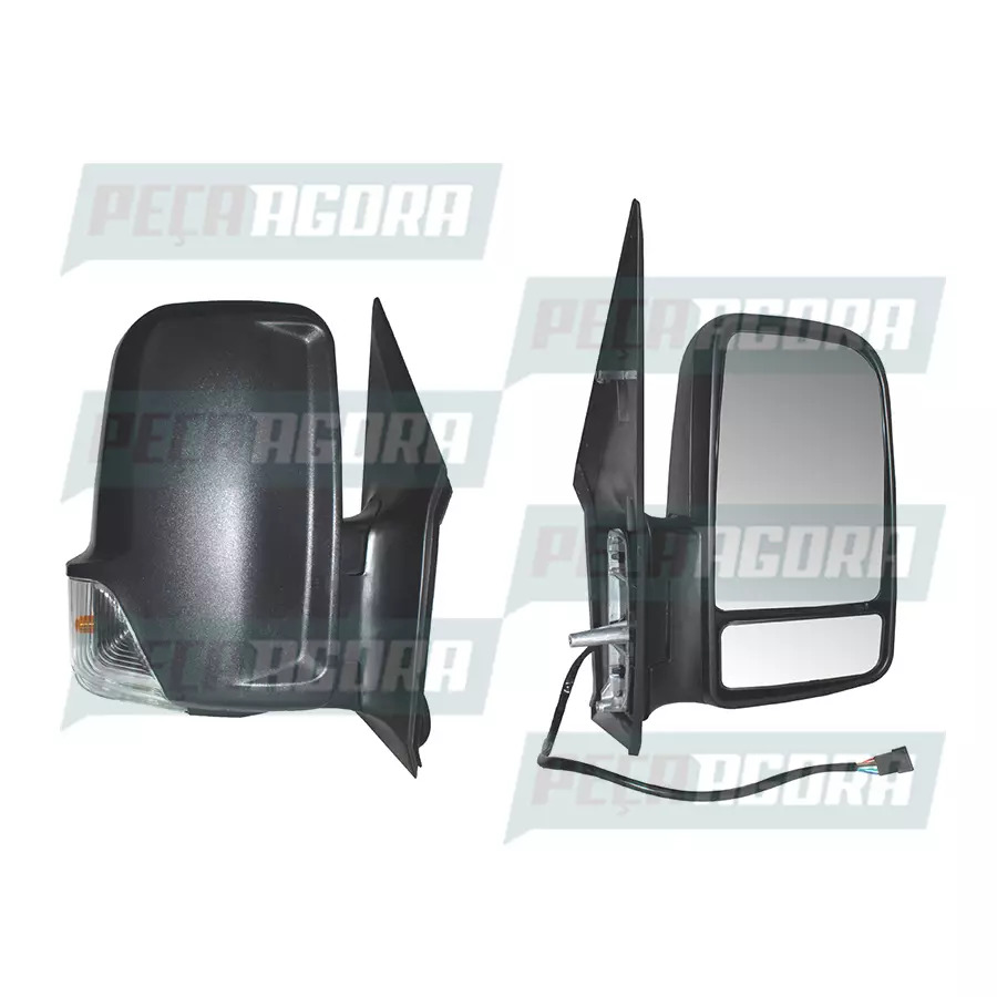 ESPELHO RETROVISOR DIREITO ELETRICO MB SPRINTER 2014.. COM DESEMBACADOR BRACO CU