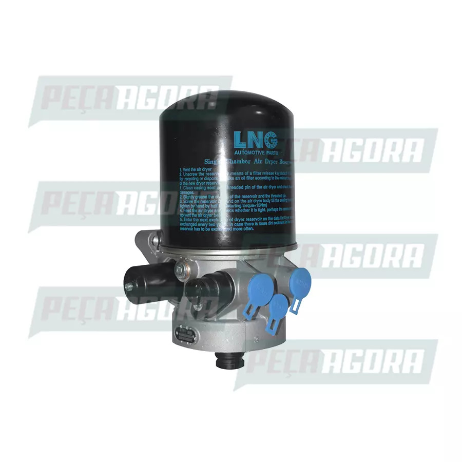 VALVULA APU SECADOR (PORT. 1,21=22 MM VOSS E 22=16 MM VOSS) 4/23=12 VOLKSWAGEN  