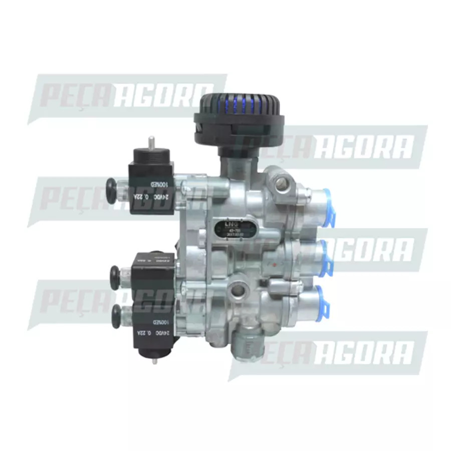 VALVULA SOLENOIDE SUSPENSAO TRAS. (ECAS SIMPLES) 24V MERCEDES            (000327