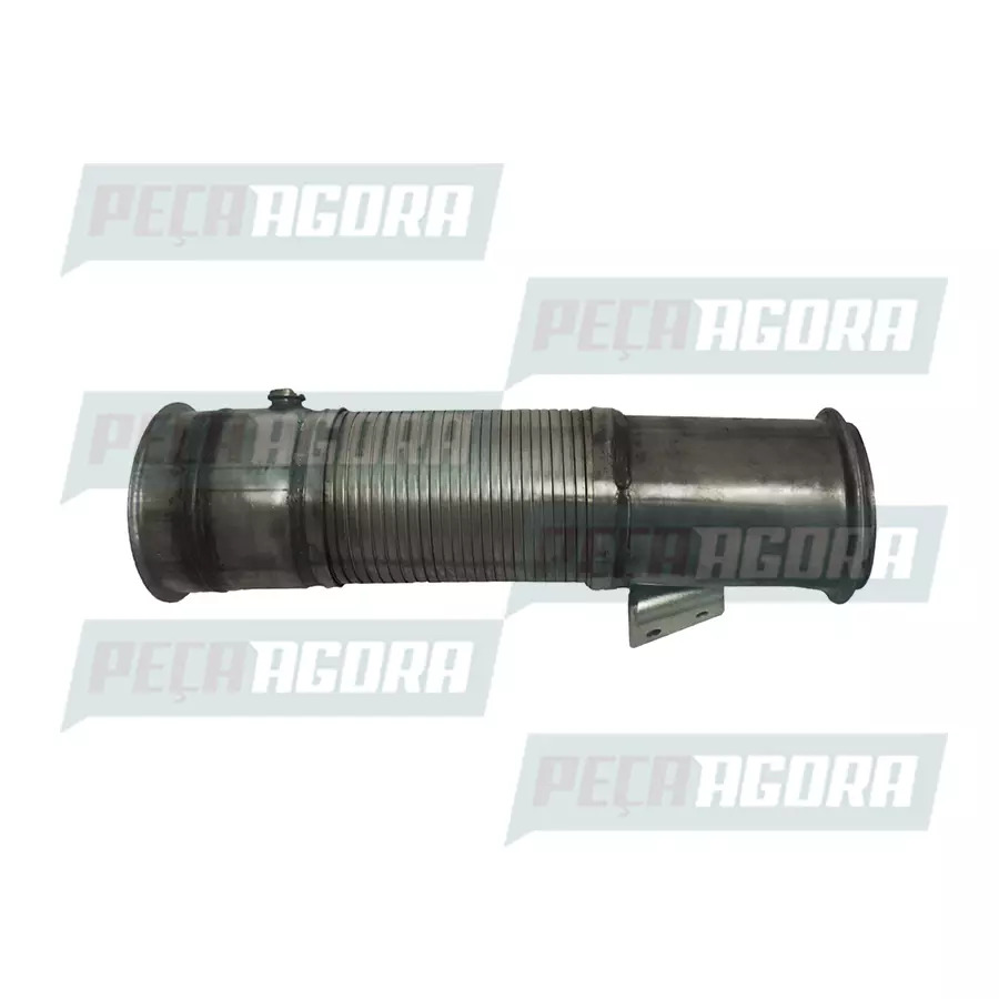 TUBO FLEXIVEL ESCAPAMENTO INOX PARA SCANIA HIGHLINE P G R EURO V 2013 EM DIANTE 