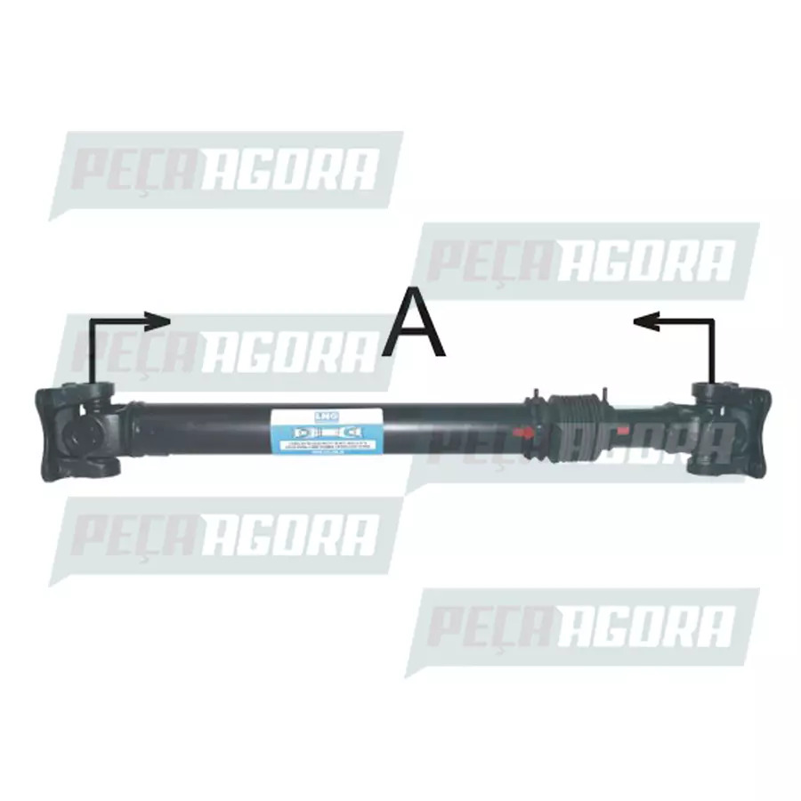 CARDAN COMPLETO (DIANTEIRO) A=640 MM CENTRO A CENTRO DAS CRUZETAS TOYOTA TOYOTA 