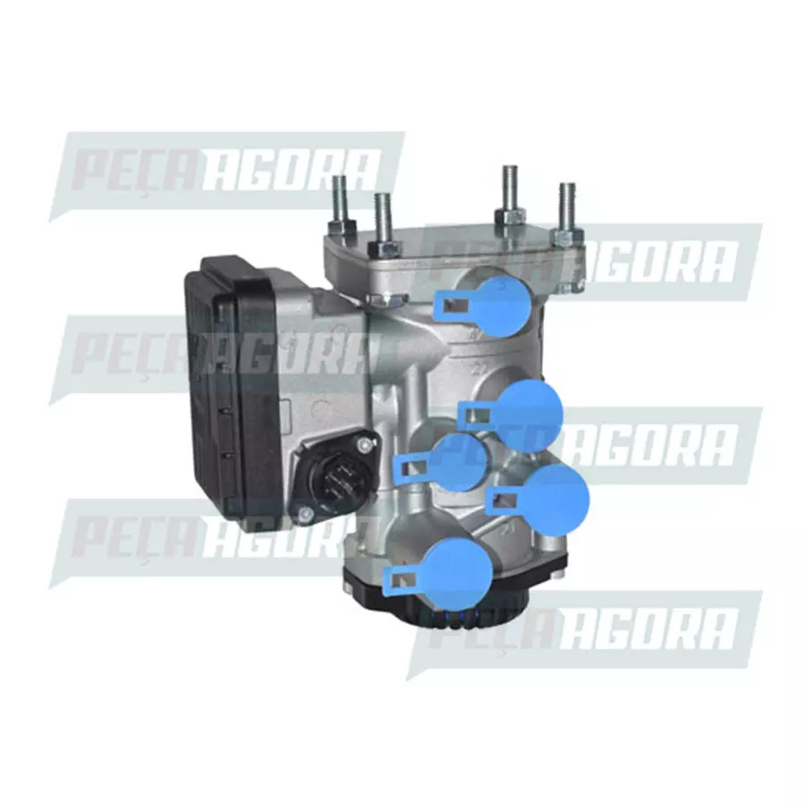 VALVULA DISTRIBUIDORA COM EBS (PORTICO 1,21,22=22X1,5MM E 42,43=16X1,5MM) PARA S