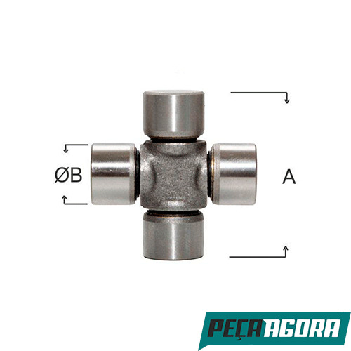 CRUZETA CARDAN A 45,40 B 17,00 MB MERCEDES BENZ DIVERSAS (HCZ205)