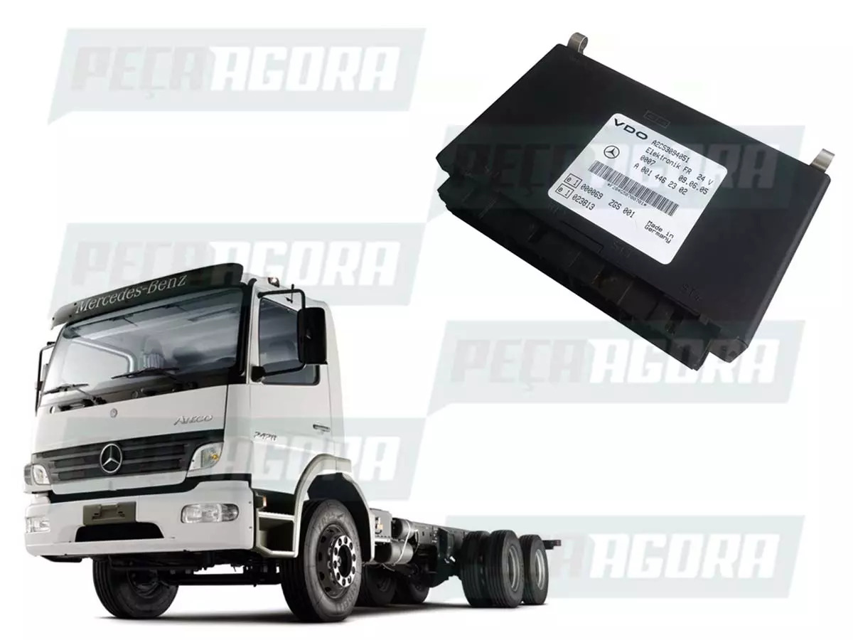 MODULO ELETRONICO ORIGINAL IMOBILIZADOR CABINE MB ATEGO MERCEDES BENZ (001446230