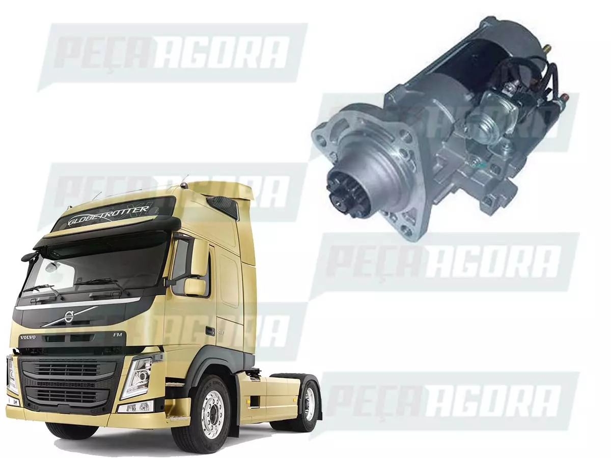 MOTOR DE PARTIDA 24V 5,5KW VOLVO B12 FM12 (20430564)