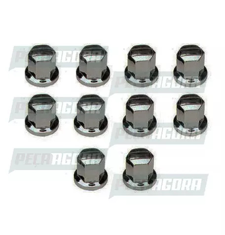 CAIXA COM 10 CAPA PORCA RODA CROMADA BEPO 30(M-158C)MB HPN (CX.059002-M158C**10)