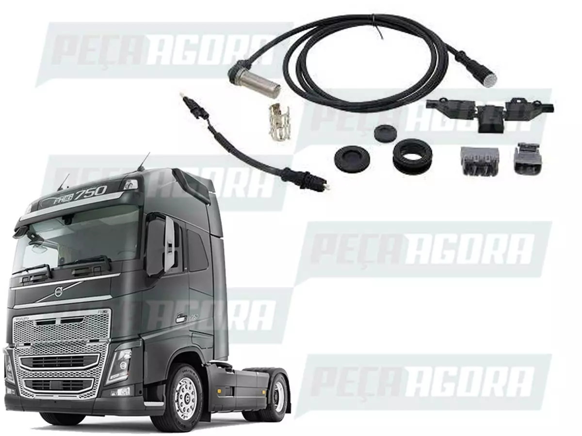 SENSOR FREIO ABS PARA VOLVO FH12 FH16 NH12 NL10 NL12 NH12 (20490824)