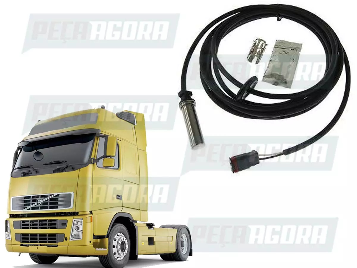 SENSOR RETO FREIO ABS TRASEIRO DIREITO VOLVO FH16 FM9 FM12 FH12 B9S  (21247157)