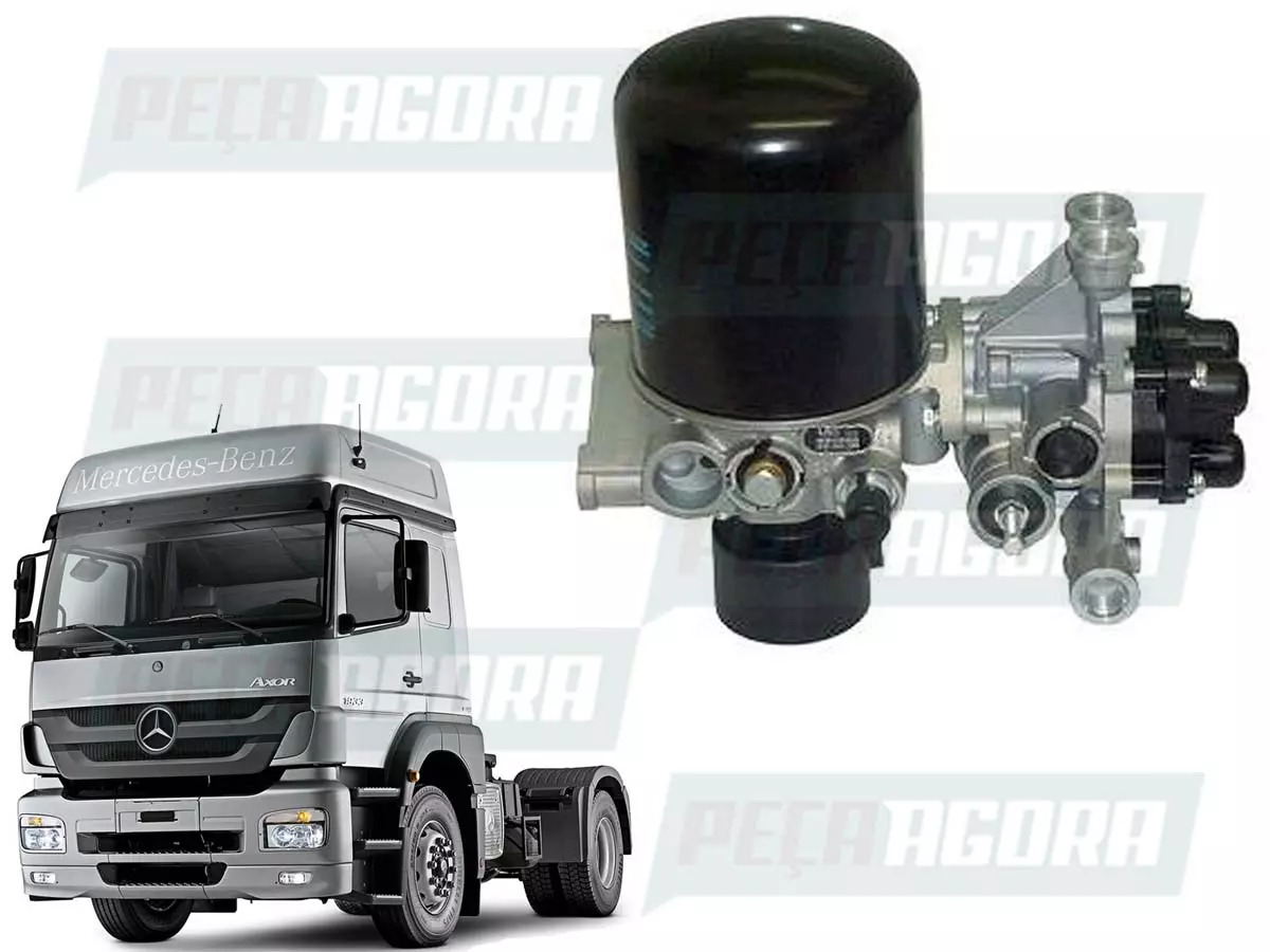 VALVULA APU COMPLETA MB AXOR ATEGO TODOS C/ 2 SENSORES (9584310015,)