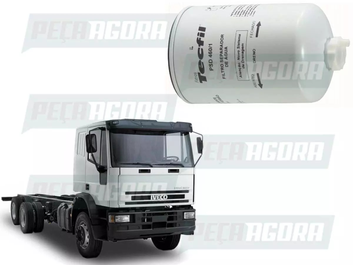 FILTRO COMBUSTIVEL DIESEL SEPARADOR COM DRENO TECFIL PARA IVECO EUROCARGO TECTOR