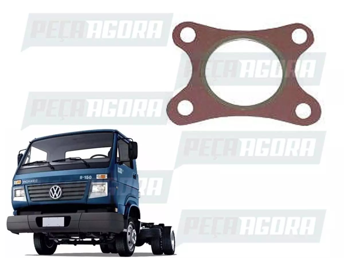 JUNTA TAMPA FLANGE SAIDA TURBINA VW 8120 8140 8150 13150 9150OD 13150 12140T (2T