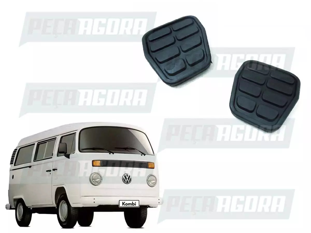 PAR CAPA DO PEDAL EMBREAGEM FREIO VW KOMBI (CX.7X0301203D**2)