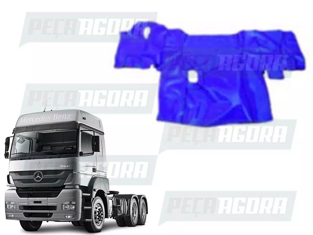 TAPETE VINIL MERCEDES-BENZ 2544/2533 AXOR AUTOM CABINE DUPLA COM CAPO AZ (435504