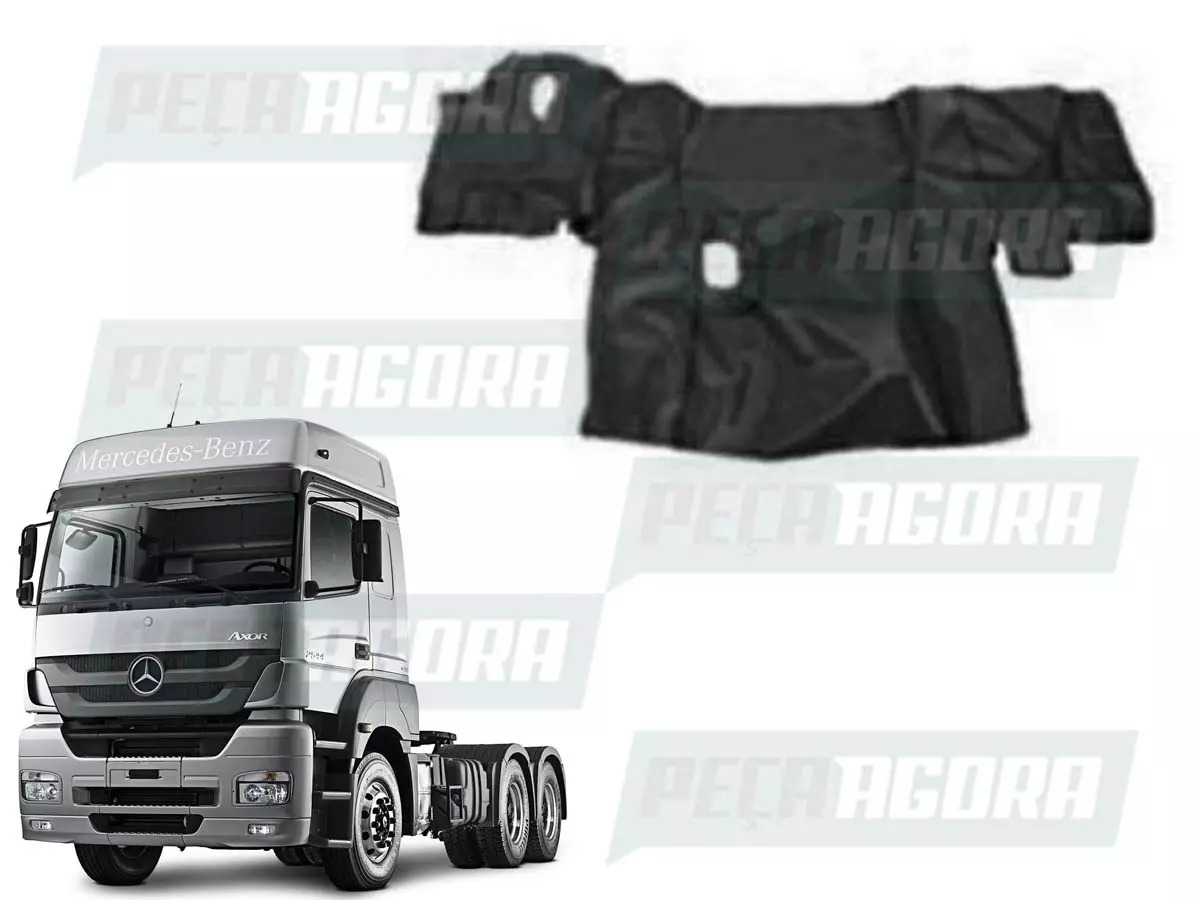 TAPETE VINIL MERCEDES-BENZ 2544/2533 AXOR AUTOM CABINE DUPLA COM CAPO PT (435505