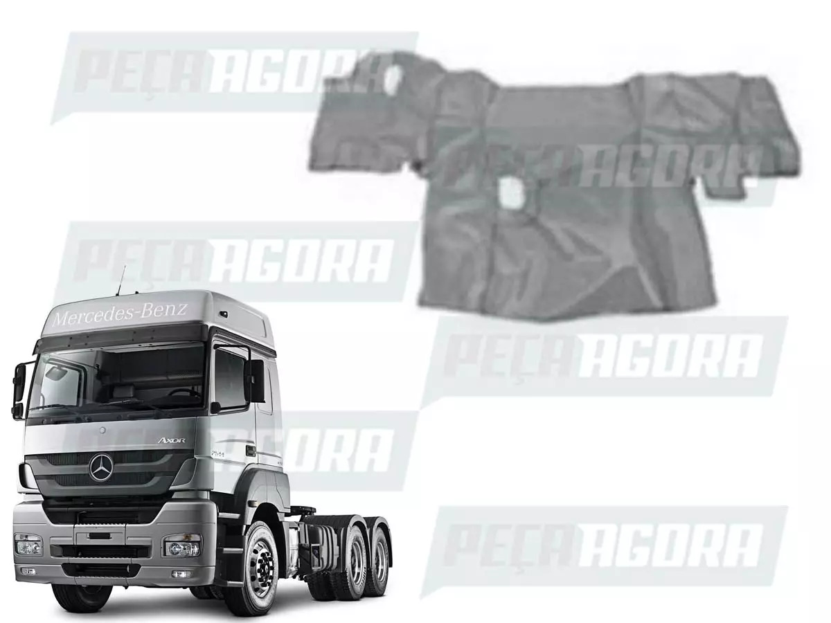 TAPETE VINIL VOLVO FM-10/FM-12 CABINE DUPLA AUTOMATICA COM CAPO AZ (435500)