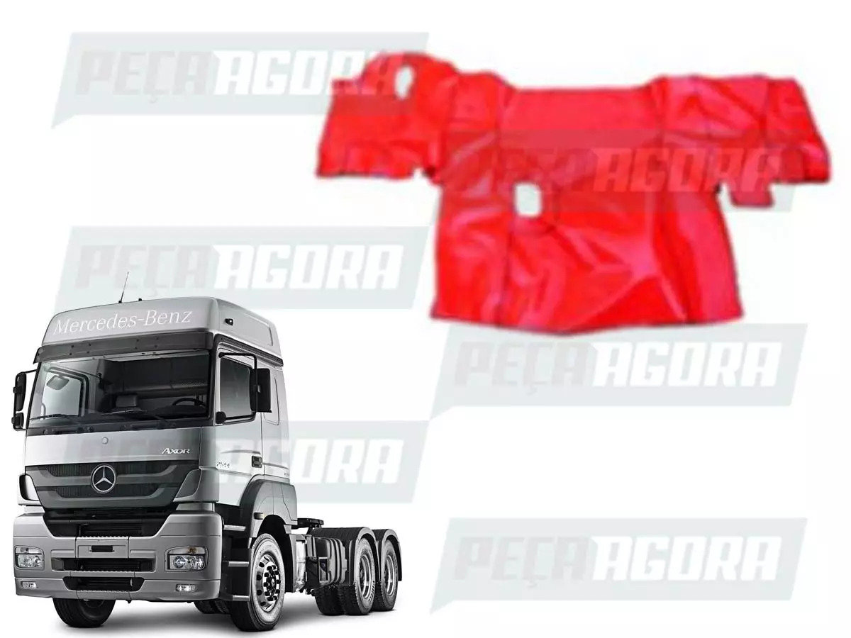 TAPETE VINIL MERCEDES-BENZ 2544/2533 AXOR AUTOM CABINE DUPLA COM CAPO VM (435506