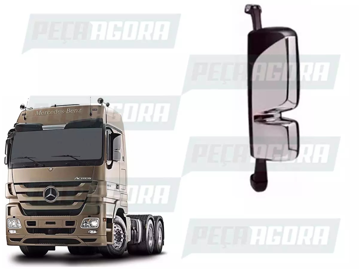 CAPA ESPELHO RETROVISOR ELETRICO LE MB ACTROS COMPLETO - MERCEDES BENZ (94381103