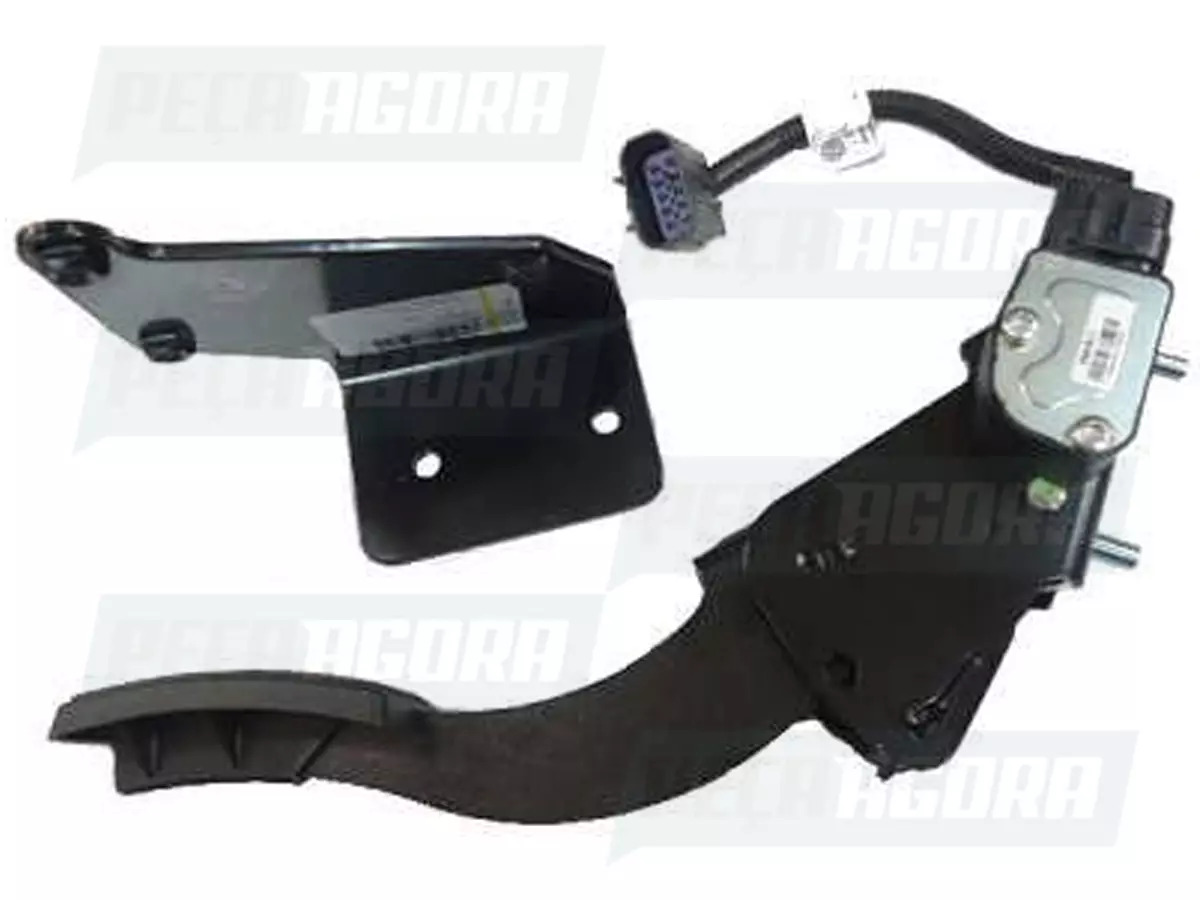 KIT PEDAL ACELERADOR ELETRONICO C CHICOTE FORD CARGO E VW MOTOR CUMMINS + SUPORT