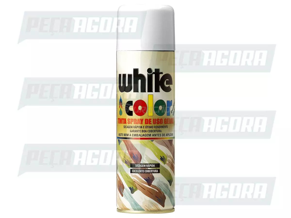 TINTA SPRAY USO GERAL BRANCO ACABAMENTO ORBI - WHITE LUB 340ML (UNIVERS340ML)