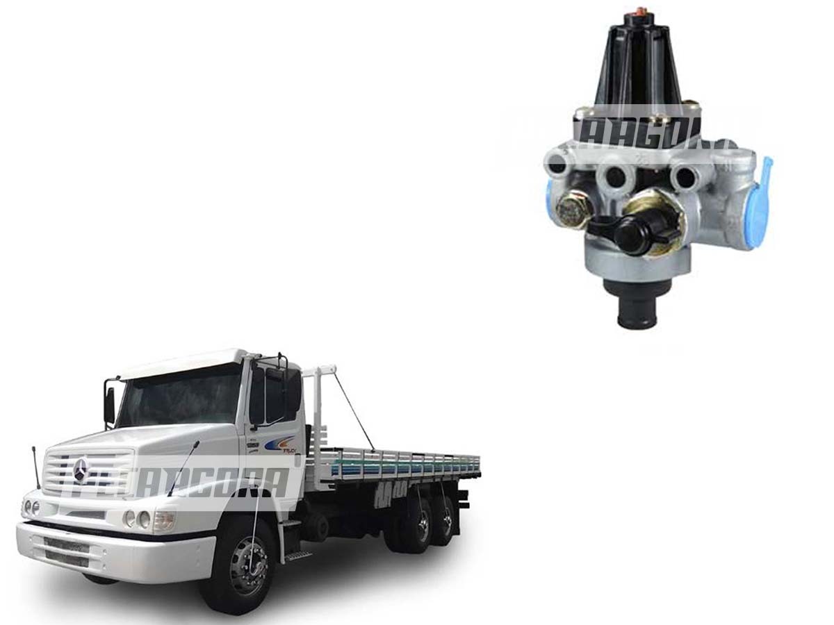 VALVULA REGULADOR PRESSAO SEM SILENCIADOR MB MERCEDES BENZ VW VOLVO TODOS COM FR