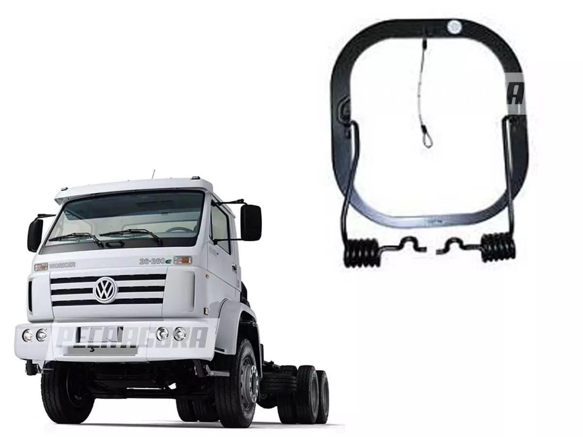 SUPORTE MOLA COIFA ALAVANCA CAMBIO VW WORKER 26260E 31260E 2005 EM DIANTE VOLKSW