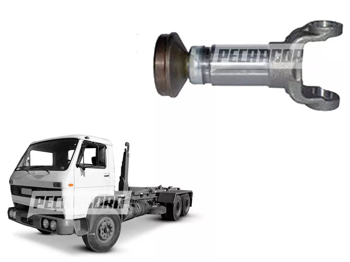 PONTEIRA E LUVA CARDAN ACO 16 ESTRIAS 5-263X MB 809 812 912 AGRALE 7500 8500 VW 