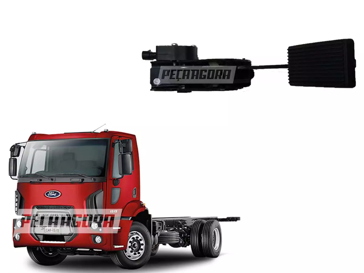 PEDAL ACELERADOR ELETRONICO FORD CARGO E VW MOTOR CUMMINS (2R0721503B)