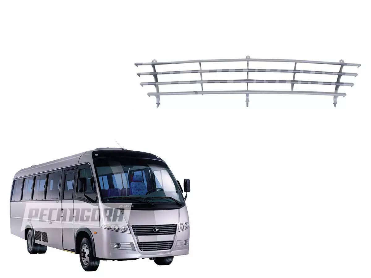 GRADE DIANTEIRA INFERIOR MICRO ONIBUS AGRALE VOLARE W8 W9 FLY (46330312)