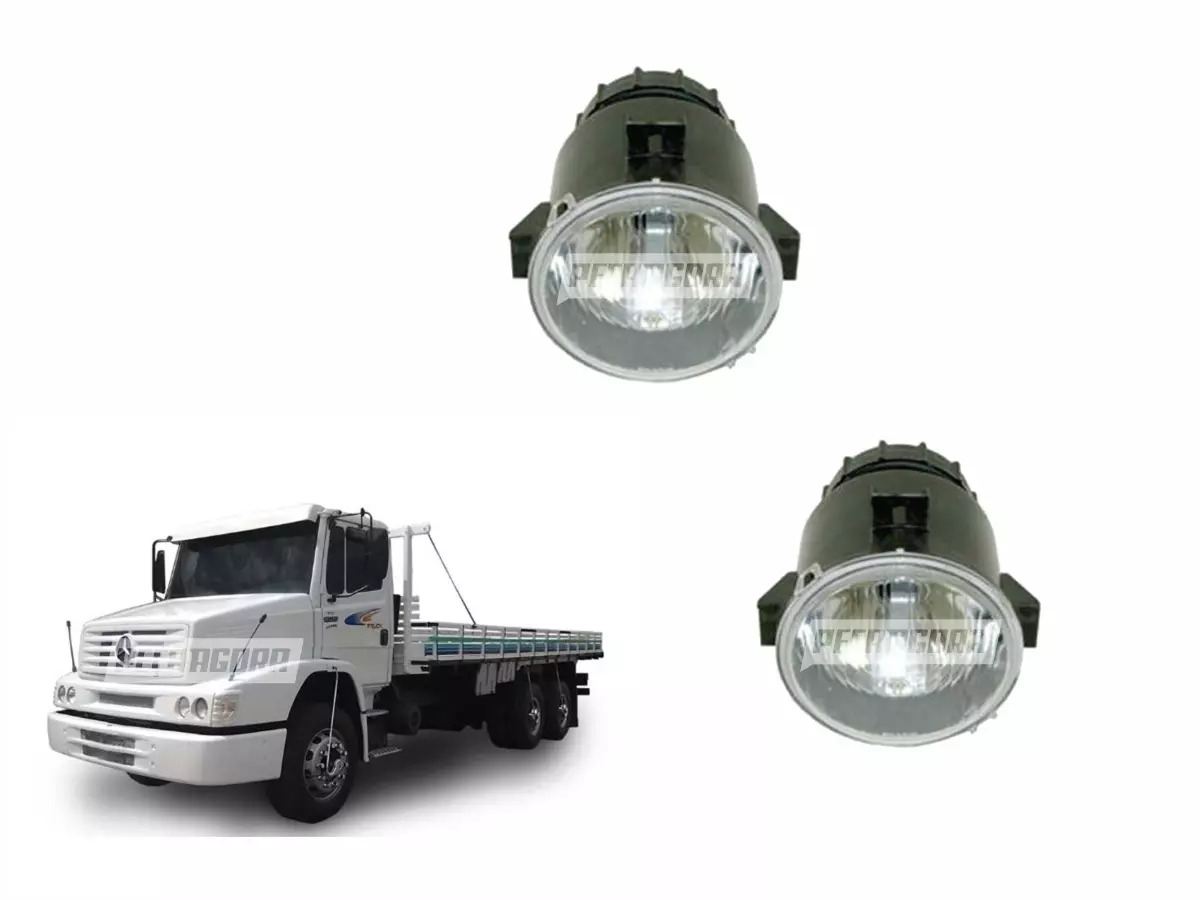 PAR FAROL COMPLETO AUXILIAR  MERCEDES BENZ MB 1620 AO 1935 (P.6648205856)