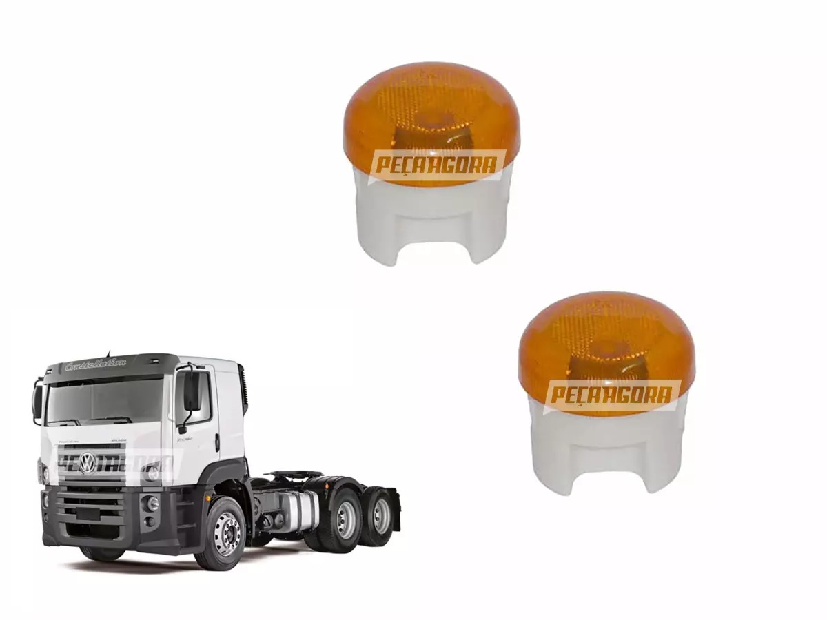 PAR LANTERNA LATERAL PLASTICO AMARELO VW CONSTELLATION VOLKSWAGEN (P.2R2953037)